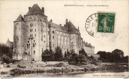 CPA Solesmes Abbaye des Benedictions