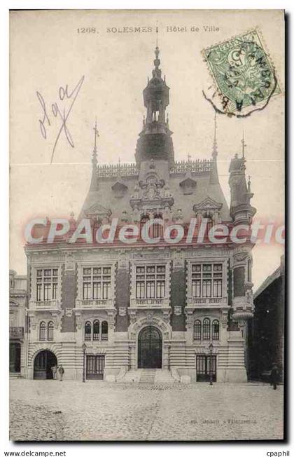 CPA Solesmes Hotel De Ville