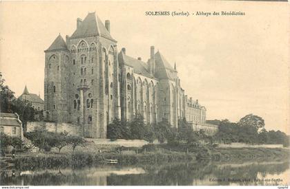 CPA Solesmes Sarthe Abbaye de Benedictins