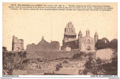 AXRP6-0496-43 - SOLIGNAC-SUR-LOIRE - Ruines imposantes d'un important chateau