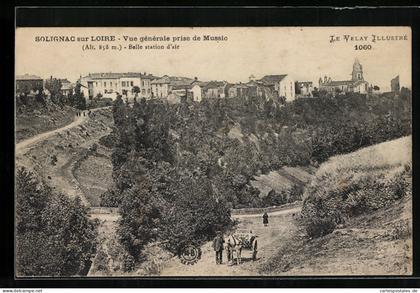 CPA Solignac sur Loire, Vue generale prise de Mussic