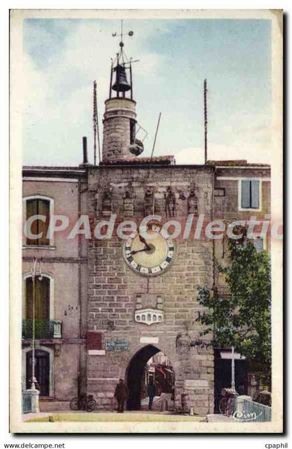 CPA Sommieres La tour De l'Horloge