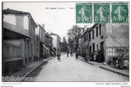 D40 - SORE < Vue Animée de LA RUE BROUSTA