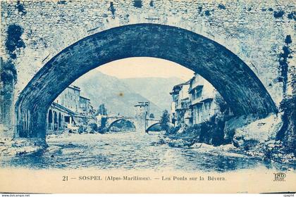 CPA Sospel Alpes Maritimes Les Ponts sur la Bevera