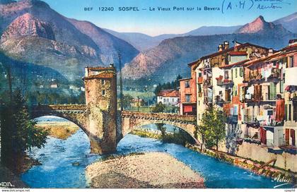 CPA Sospel le Vieux Pont sur la Bevera