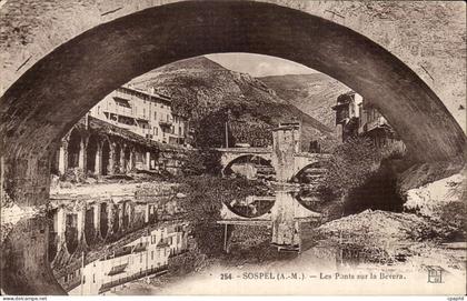 CPA Sospel Les ponts sur la Bevera
