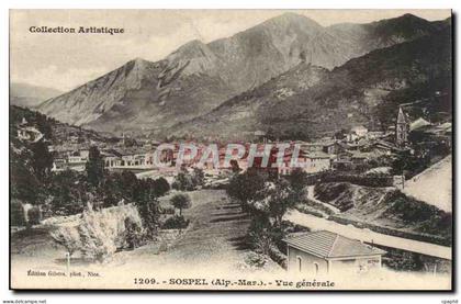 Sospel - Vue Generale - CPA