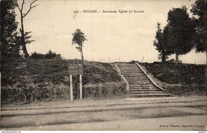CPA Souain Ancienne Eglise De Souain