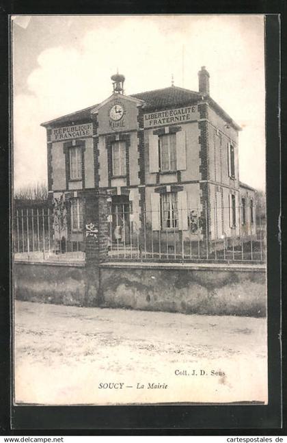 CPA Soucy, La Mairie