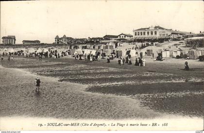 CPA Soulac sur Mer Cote d'Argent La Plage a Maree Basse