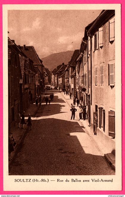 Soultz - Rue du Ballon avec Vieil Armand - Animée - TH. MAAG