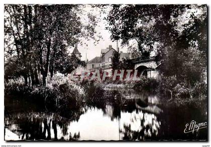 CPSM Souppes sur Loing Les bords du Loing Le pont