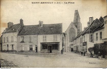 CPA Saint Arnoult (S et O) la Place