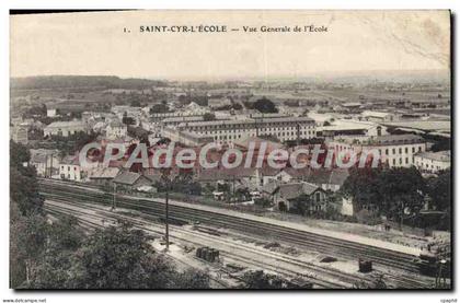 CPA Saint Cyr L'Ecole VUe Generale De I'Ecole