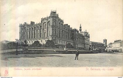 CPA Chateau facade principale st germain en laye