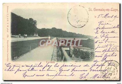 CPA St Germain en Laye Terrasse Carte 1900