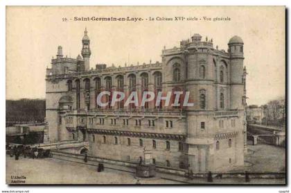 St Germain en Laye CPA Le chateau Vue generale