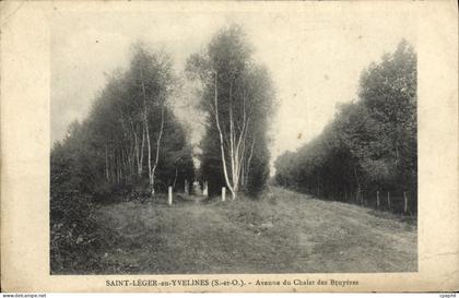 CPA Saint Leger en Yvelines Avenue du Chalet des Bruyeres