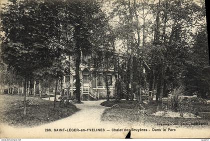 CPA Saint Leger en Yvelines Chateau des Bruyeres Dans le Parc