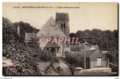 CPA Saint Leger en Yvelines L'Eglise Monument
