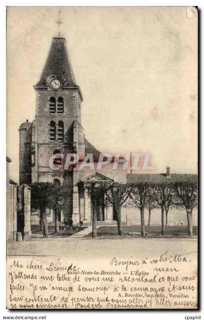 CPA Saint Nom La Breteche L'Eglise