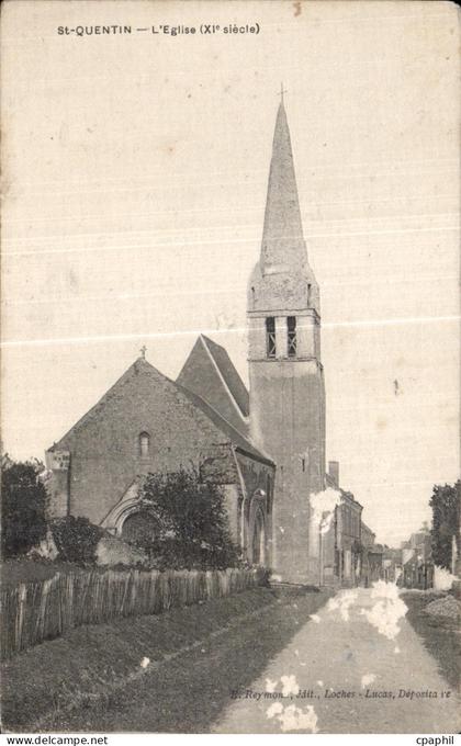 CPA Quentin L Eglise