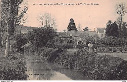 carte postale 78. St.-Rémy-lès-Chevreuse  l'Yvette au moulin  très beau plan