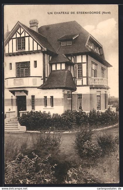 CPA Steenvoorde /Nord, Un château de Steenvoorde