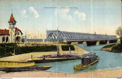 CPA Strasburg Pont sur le Rhin
