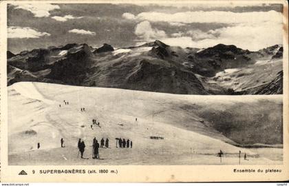 CPA Superbagneres Ensemble du plateau