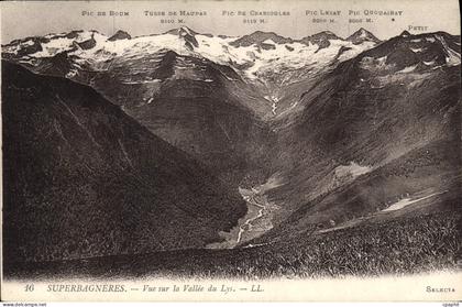 CPA Superbagneres vue sur la Vallee du Lys
