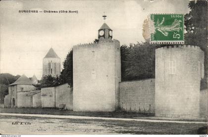 Surgeres CPA Chateau (cote Nord)