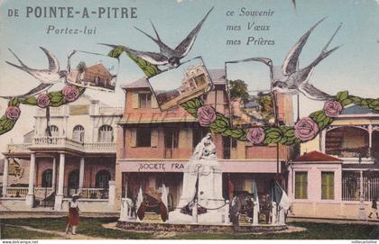 FRANCE - Pointe a Pitre, Souvenir, Postcard 1948