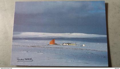 CPM TERRES AUSTRALES ET ANTARCTIQUES FRANCAISES KERGUELEN BASE METEO ED LABOUREUR PHOTO A FATRAS TAAF 1985
