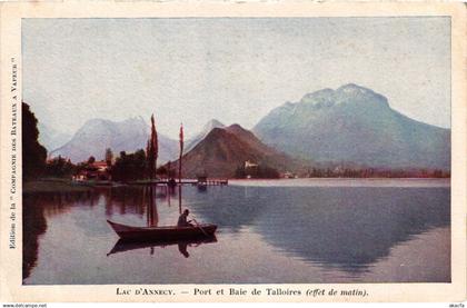 CPA TALLOIRES - Lac d'ANNECY - Port et Baie de TALLOIRES (691794)