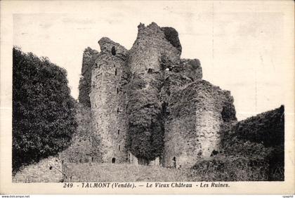 CPA Talmont (Vendee) Le Vieux Chateau Les Ruines