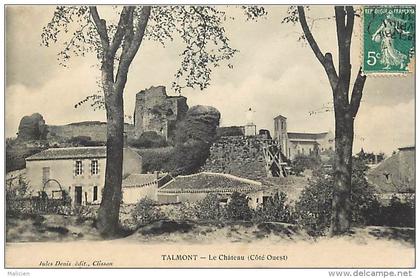 - depts divers -ref- KK733- vendee - talmont saint hilaire - talmont st hilaire - le chateau cote ouest - chateaux -