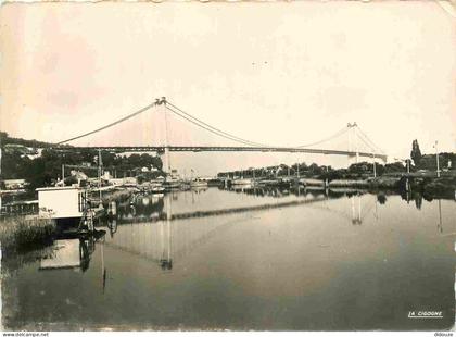 76 - Tancarville - Le Pont de Tancarville - Mention Photographie Véritable - Carte dentelée - CPSM grand format - Voir S
