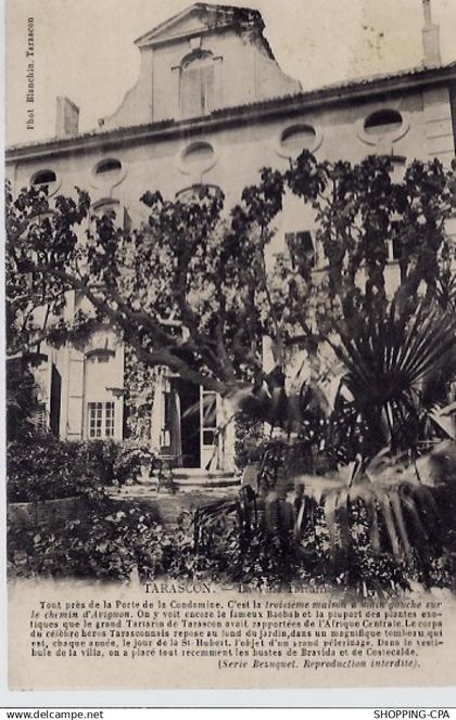 13 - Tarascon - la villa tartarm - Voyagé - Dos divisé...