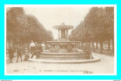 a741 / 017 95 - TAVERNY Place de Vaucelles Carte Pub Taverny Decors