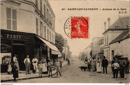 CPA St-Leu-Taverny Avenue de la Gare (1391637)
