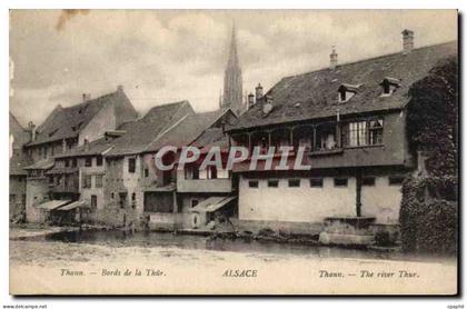 CPA Thann Bords De La Thur Alsace Thann