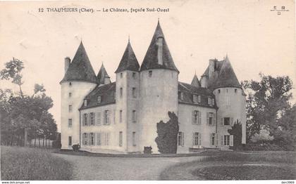 THAUMIERS - Le Château, façade Sud-Ouest