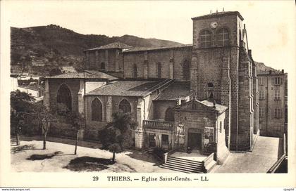 CPA Thiers Eglise Saint Genes