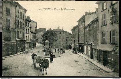 Carte Postale - France - Thizy - Place du Commerce (CP28551)