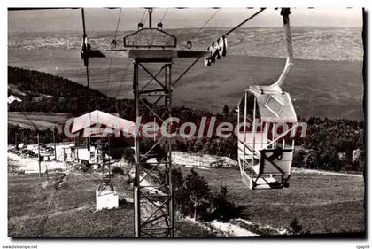CPA Thollon Les Memises Gare De Depart Du Telesiege Vue Sur Le Lac Leman