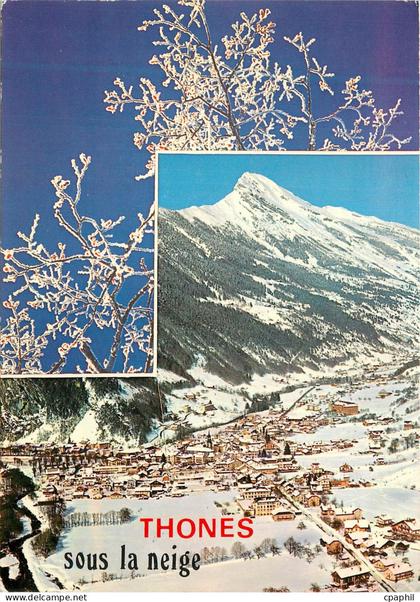 CPM Thones (Haute Savoie) alt 626m sous la Neige