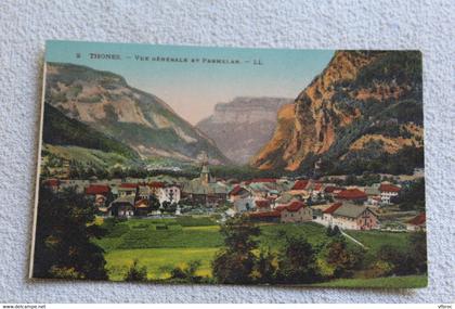 Thônes, vue générale et Parmelan, Haute Savoie 74
