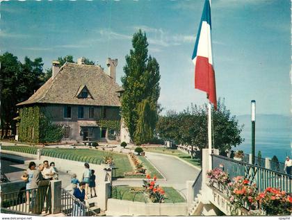 CPA Thonon les Bains Le Belvedere et le Chateau de Sonnaz