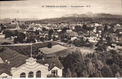 CPA Thonon Les Bains Vue Generale